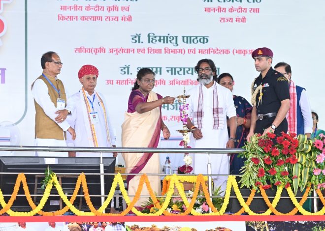 राष्ट्रपति राष्ट्रीय कृषि उच्चतर प्रसंस्करण संस्थान  के शताब्दी समारोह में हुईं सम्मिलित, मुख्यमंत्री बोले  “लखपति दीदी” नहीं,”करोड़पति दीदी” बनाने का हो प्रयास………