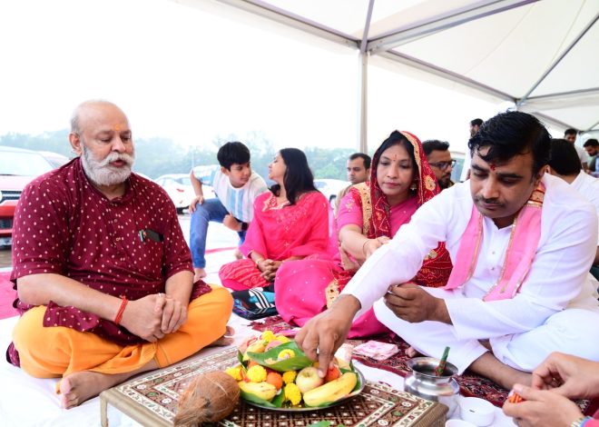 जेसीआई रांची ने भूमि पूजन के साथ एक्सपो उत्सव 2024 की रखी नींव ……