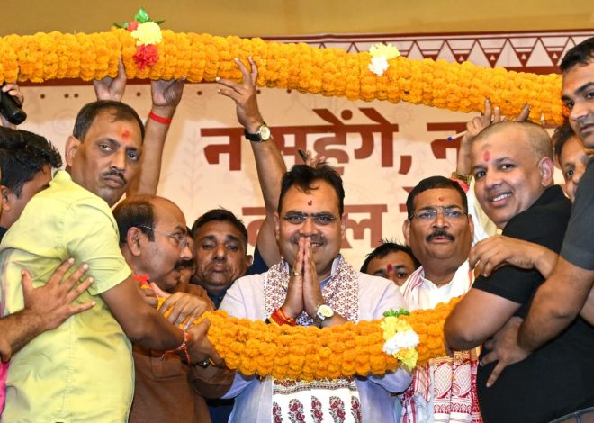 जेएमएम-कांग्रेस: लूट और झूठ का गठबंधन, पंजे ने देश को गंजा किया, जेएमएम ने झारखंड को ठगाः भजनलाल शर्मा