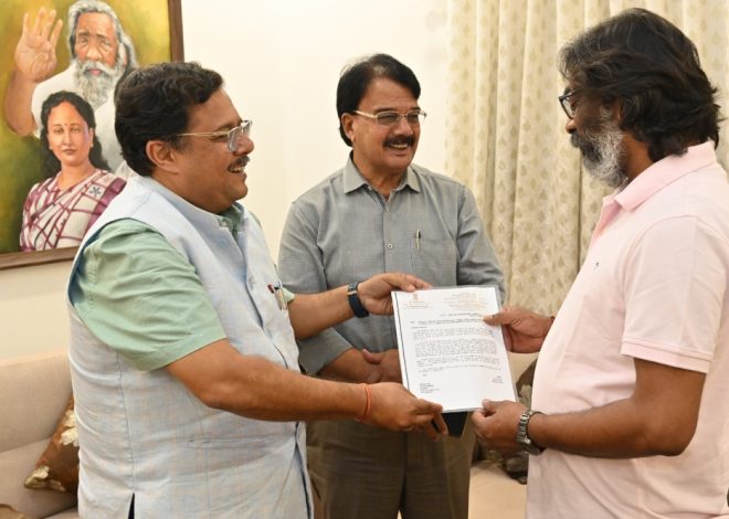 मुख्यमंत्री से भारतीय कृषि अनुसंधान परिषद-  राष्ट्रीय कृषि उच्चतर प्रसंस्करण संस्थान के निदेशक, कंसल्टेंट ने की मुलाकात……