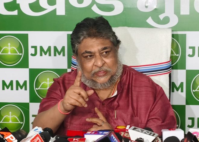 झामुमो ने चुनाव आयोग के कार्य शैली पर उठाए सवाल, भाजपा और चुनाव आयोग को बताया बंटी बबली…..