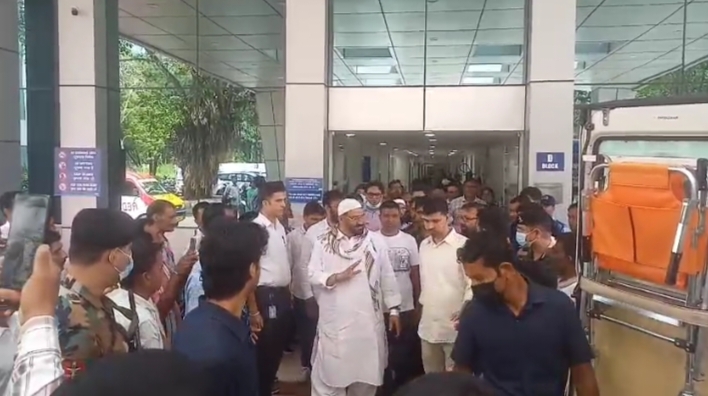 अल्पसंख्यक कल्याण मंत्री हफीजुल हसन को दिल्ली मेदांता अस्पताल ले जाया गया