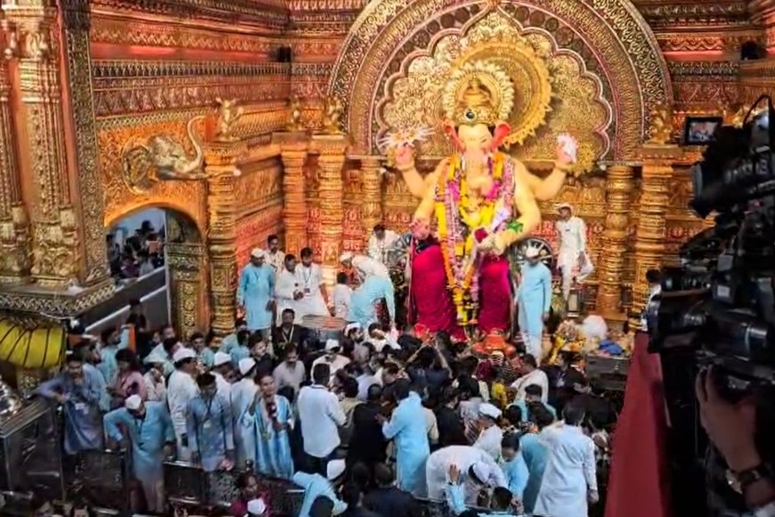 आज किया गया देशभर में बप्पा का स्वागत