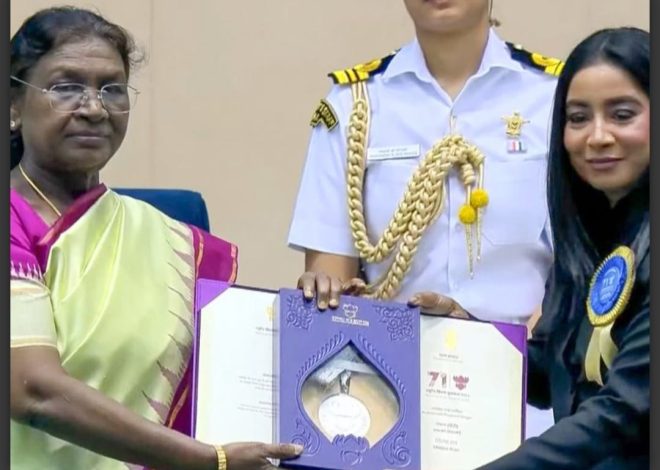 जमशेदपुर की शान, शिल्पा राव को मिला राष्ट्रीय फिल्म पुरस्कार