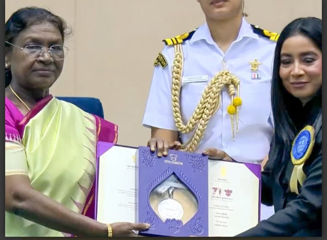 जमशेदपुर की शान, शिल्पा राव को मिला राष्ट्रीय फिल्म पुरस्कार