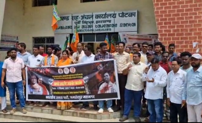 जमशेदपुर सूर्या हांसदा एनकाउंटर और रिम्स 2 में रैयतों की छीन रही जमीन पर भाजपा का रैली