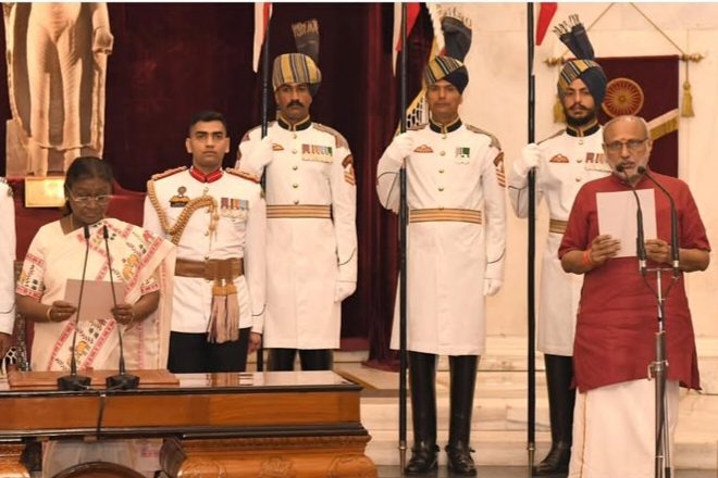 सीपी राधाकृष्णन आज लिए 15 वे उपराष्ट्रपति का सपथ ग्रहण