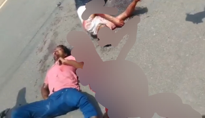 तेज रफ्तार ट्रक ने दो युवक को कुचला