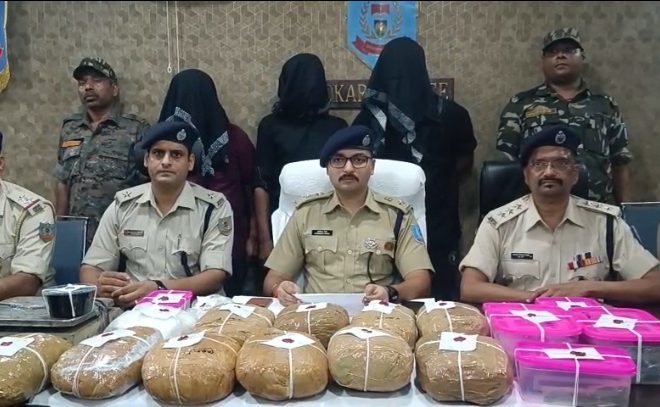 बोकारो में पुलिस की बड़ी सफलता: ब्राउन शुगर और गांजा के साथ तीन तस्कर गिरफ्तार