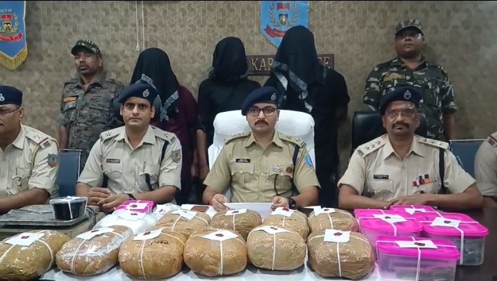 बोकारो में पुलिस की बड़ी सफलता: ब्राउन शुगर और गांजा के साथ तीन तस्कर गिरफ्तार