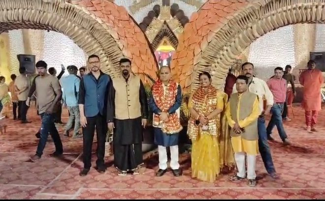 राजधानी रांची में दिवाली की रात माँ काली की भव्य पूजा