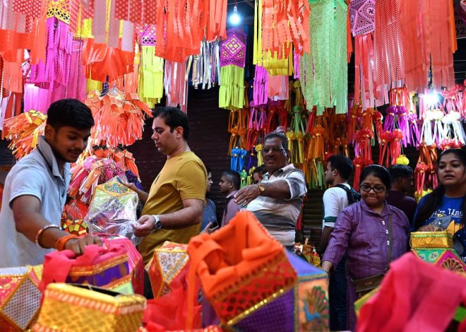 रांची शहर में जगी दीपों की जगमगाहट