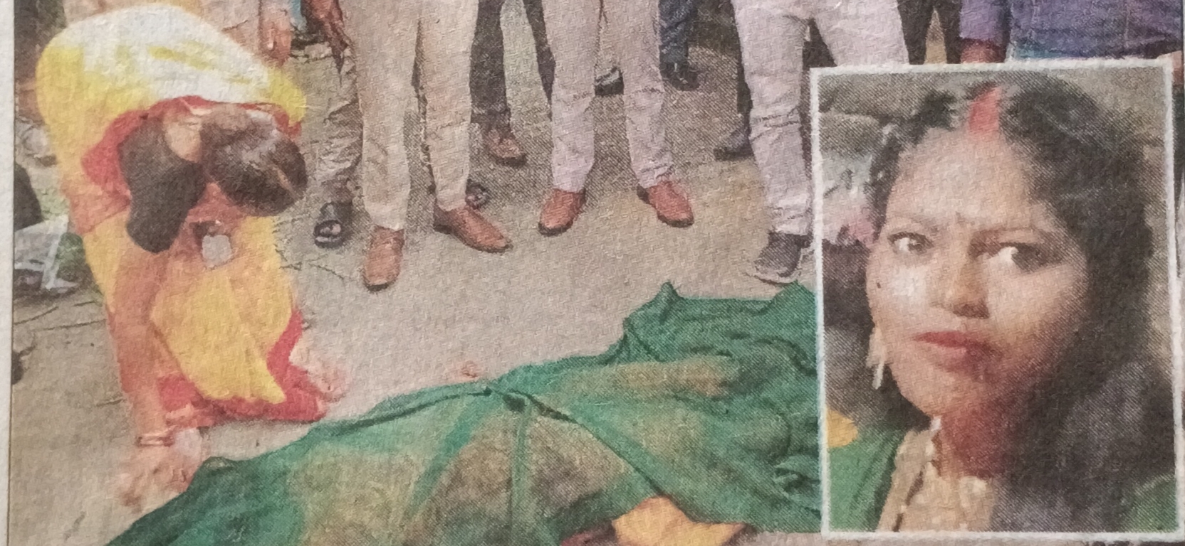 पत्नी की धारदार हथियार से हत्या: पति सहित तीन गिरफ्तार