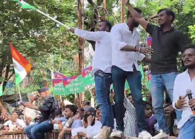 आजसू छात्र संघ का लोक भवन घेराव……